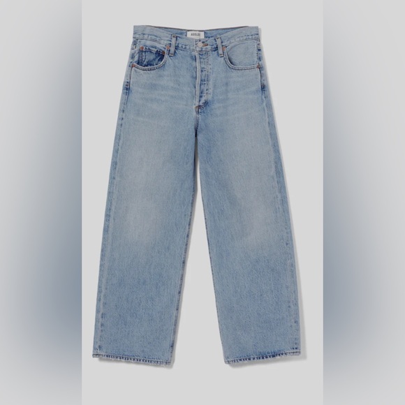 Agolde Light Blue High Waisted Ankle & Cropped REN Jeans - Picture 1 of 7